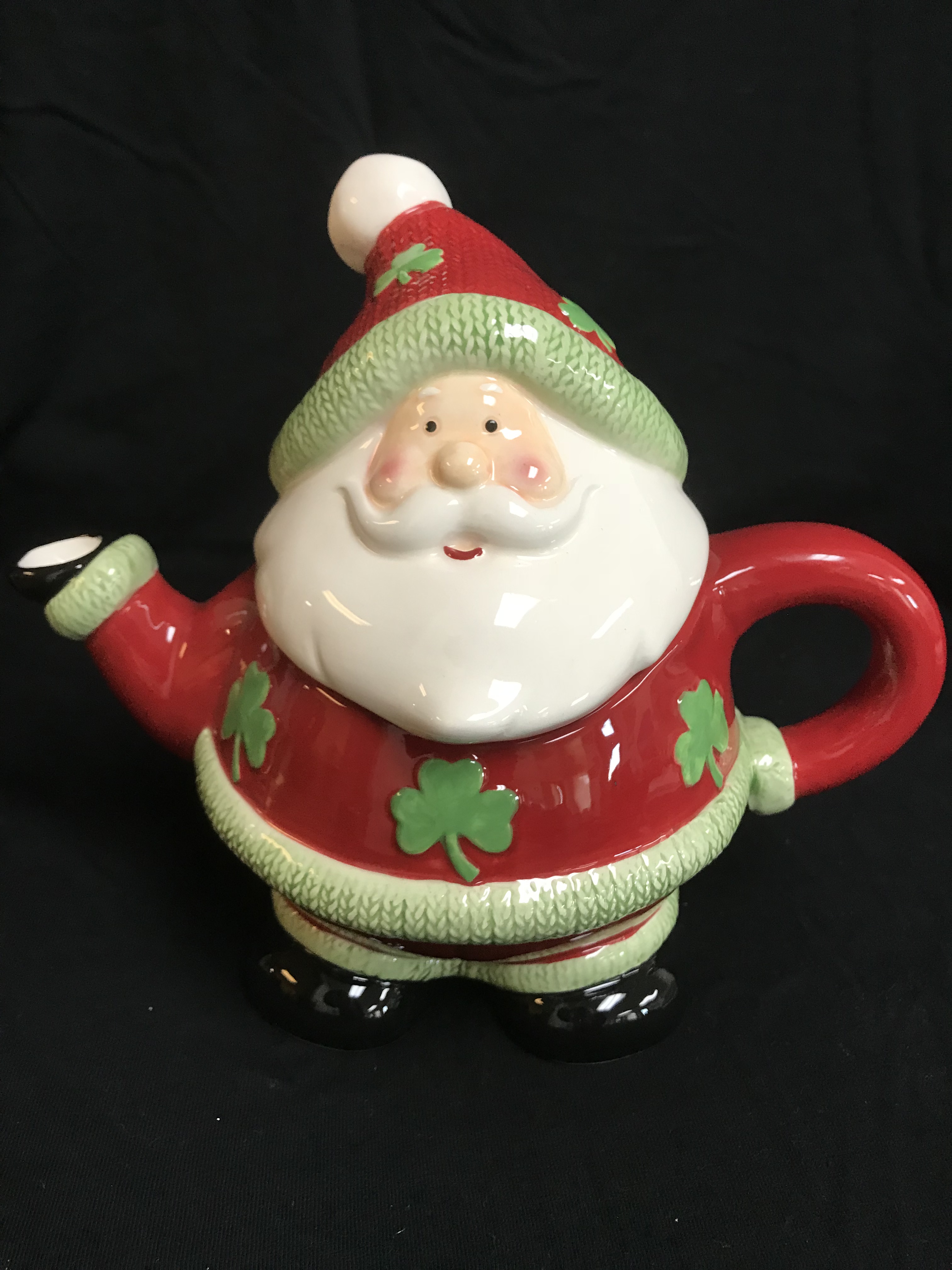 IRISH SANTA TEAPOT Bridgets of Erin